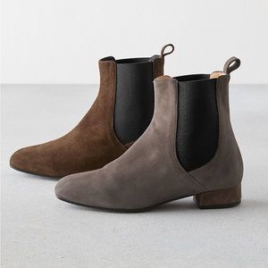 Garnet Hill Martina Gored Boots